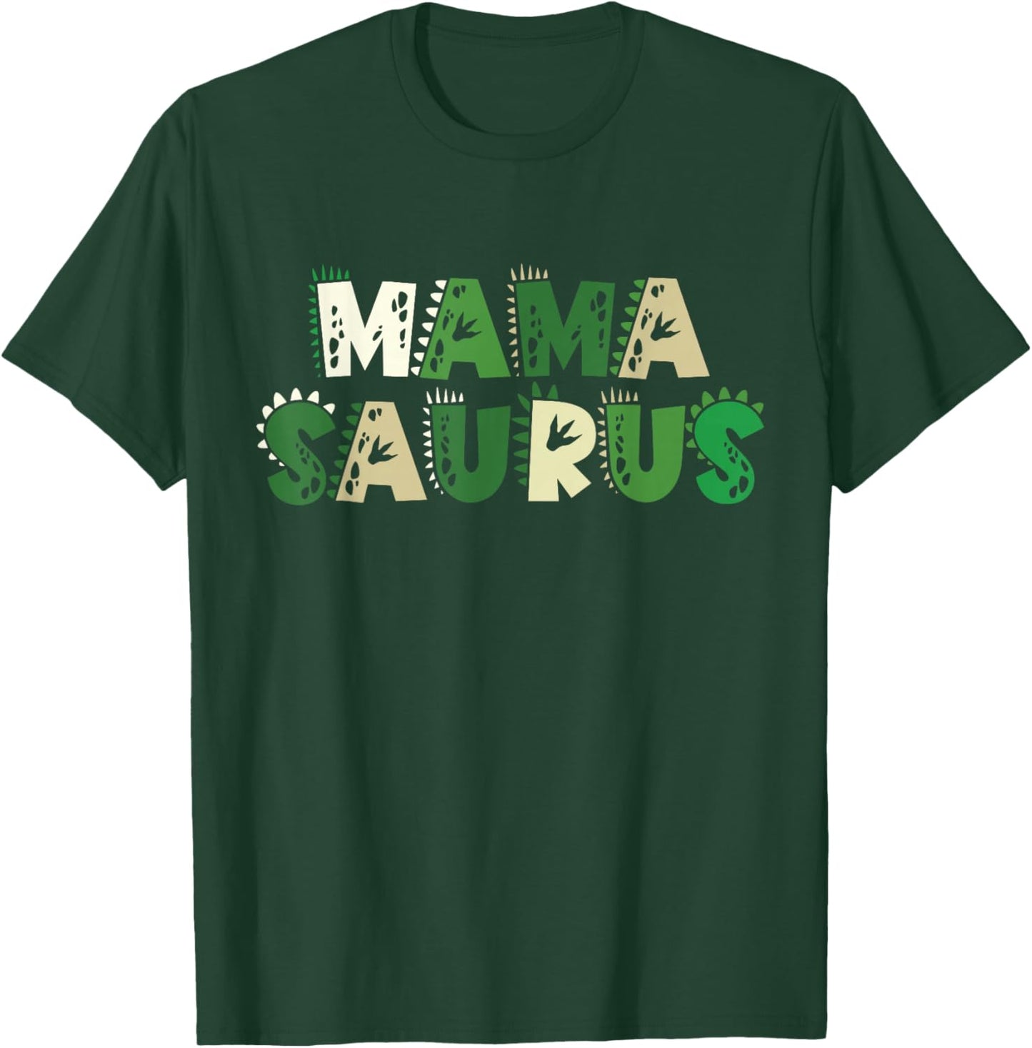 Mama Saurus Matching Family Birthday Dinosaur Men Women Kids T-Shirt - T-Shirt | Forest