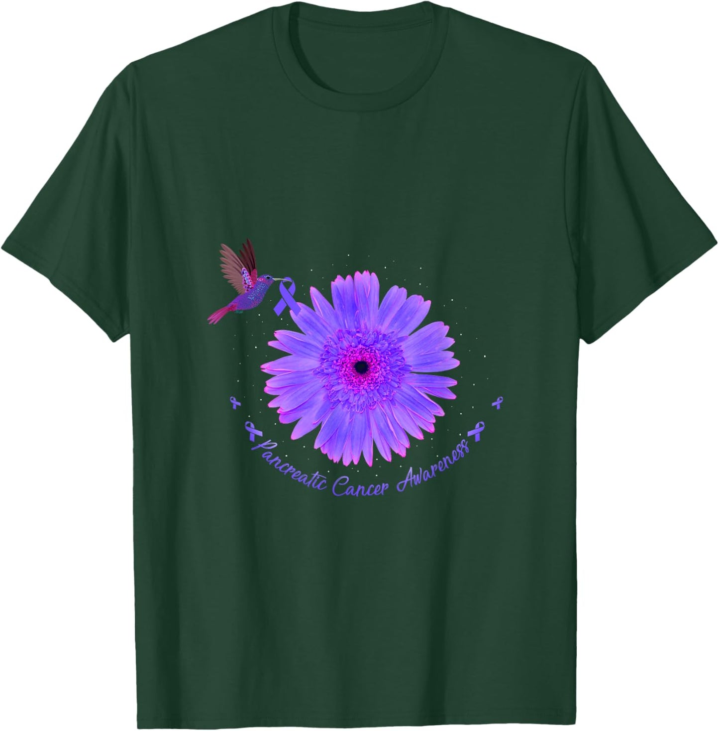 Pancreatic Cancer Awareness T-Shirt - T-Shirt | Forest
