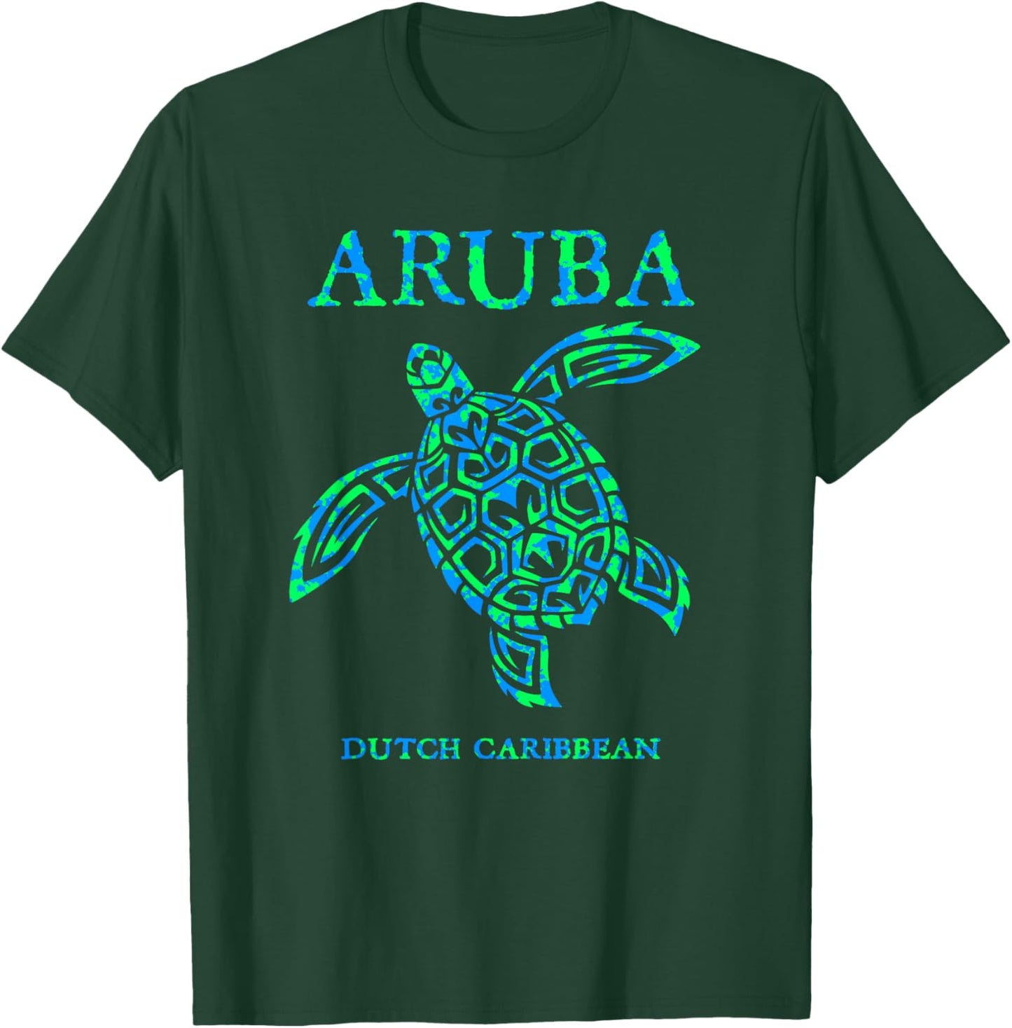 Aruba Sea Turtle Cruise Vacation Souvenir Boys Girls T-Shirt - T-Shirt | Forest