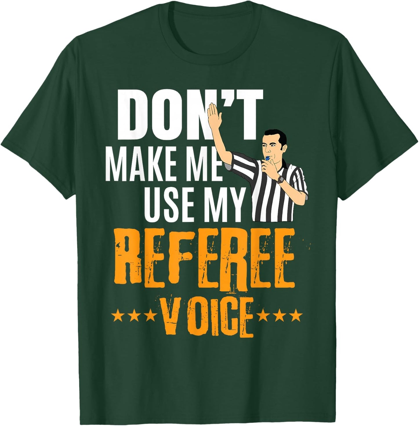 Funny Basketball Ref Hoops - Basketball Referee T-Shirt - T-Shirt | Forest