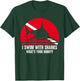 Scuba Diver Gift Shark Ocean Vintage Scuba Diving Flag T-Shirt - T-Shirt | Forest