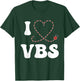 I Love VBS 2025 Vacation Bible School Ladybug VBS Team T-Shirt - T-Shirt | Forest