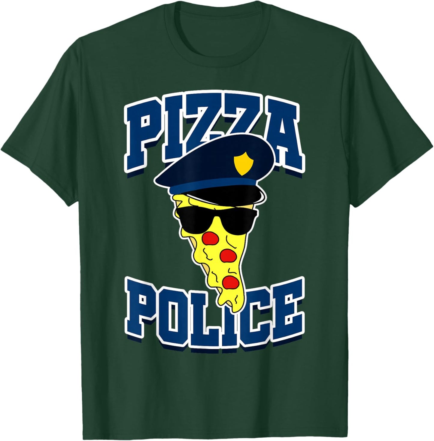 Pizza Police Funny Gift T-Shirt - T-Shirt | Forest