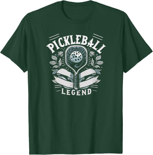 Pickleball Legend, Funny Pickleball Player T-Shirt - T-Shirt | Forest