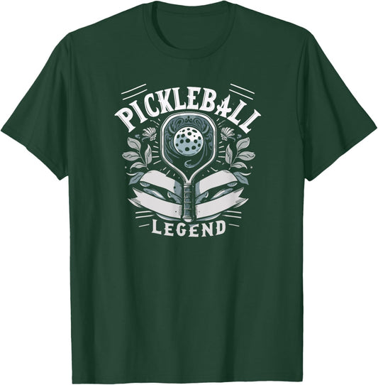 Pickleball Legend, Funny Pickleball Player T-Shirt - T-Shirt | Forest