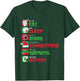 Eat Sleep Anime Gaming Christmas Pajama X-Mas Holiday Gamer T-Shirt - T-Shirt | Forest