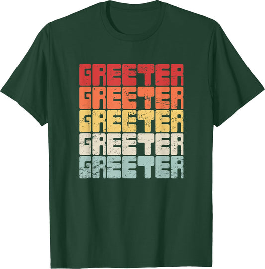 Church Greeter, Christian Church Greeter T-Shirt - T-Shirt | Forest