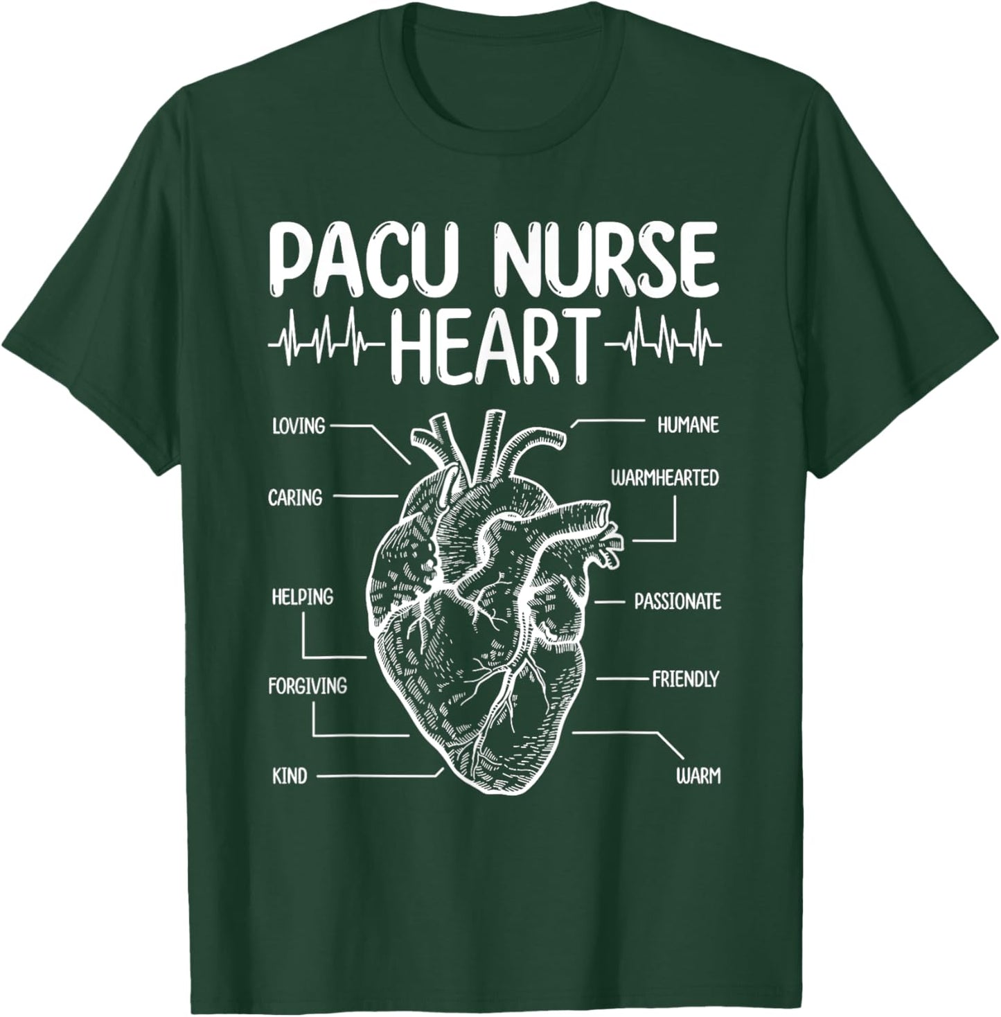 PACU Nurse Accessoires for Work PACU Nursing Essentials T-Shirt - T-Shirt | Forest