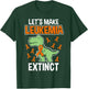 Let's Make Leukemia Extinct Dinosaur Leukemia T-Shirt - T-Shirt | Forest