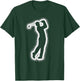 Golf Player Golfer Boys Kids Men Golfing T-Shirt - T-Shirt | Forest