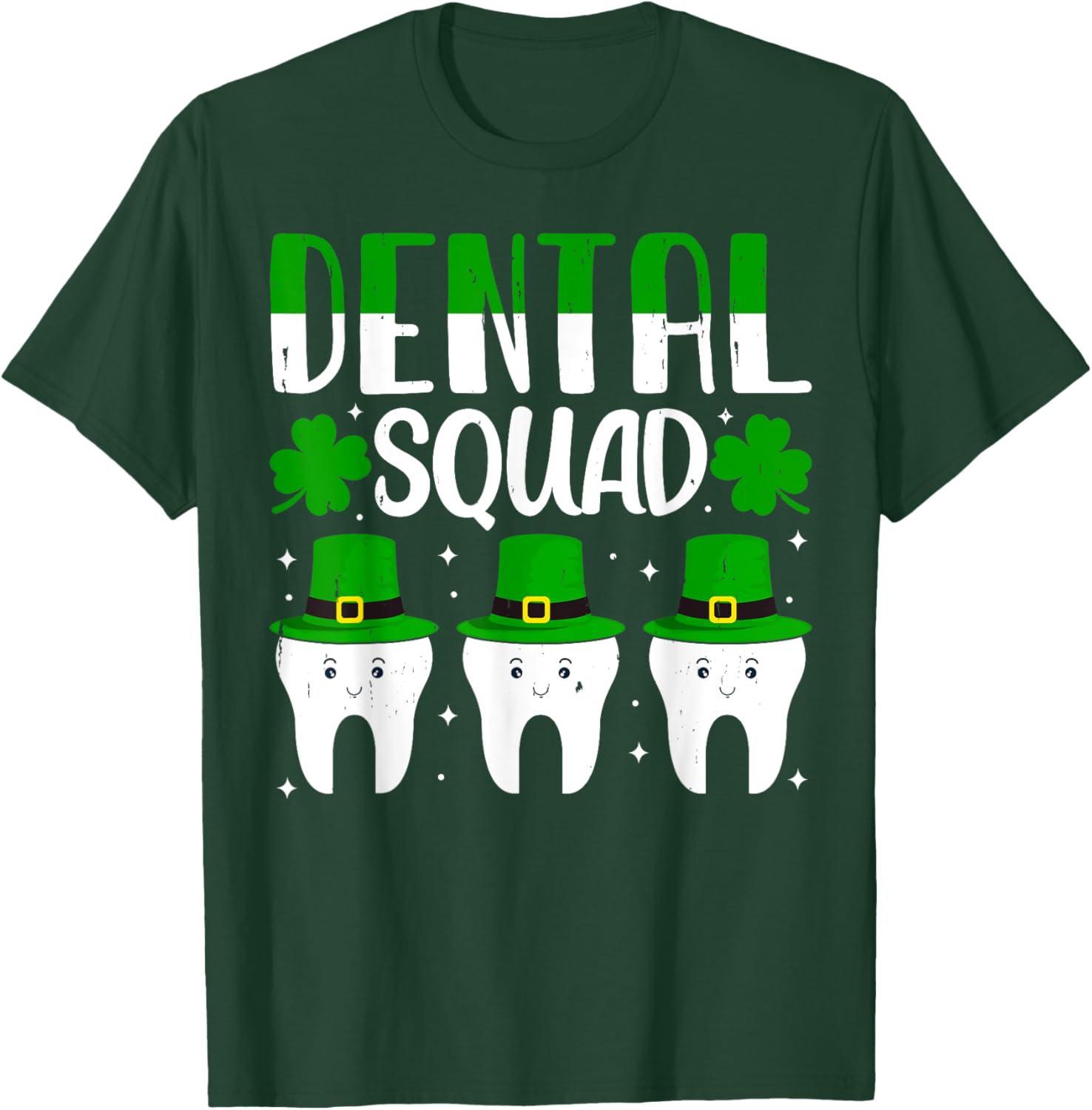 Shenanigans Dental Squad St Patricks Day Matching Group T-Shirt - T-Shirt | Forest