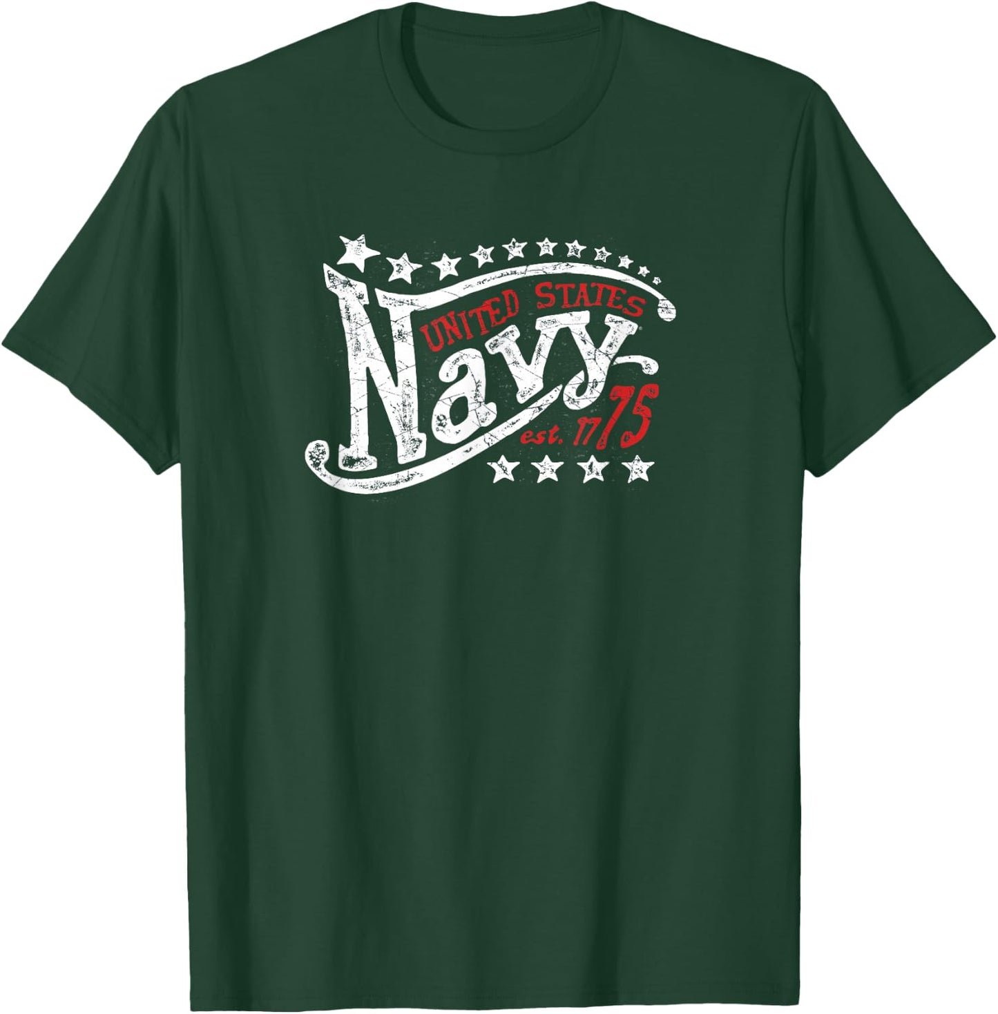 U.S. Navy Stars T-Shirt - T-Shirt | Forest