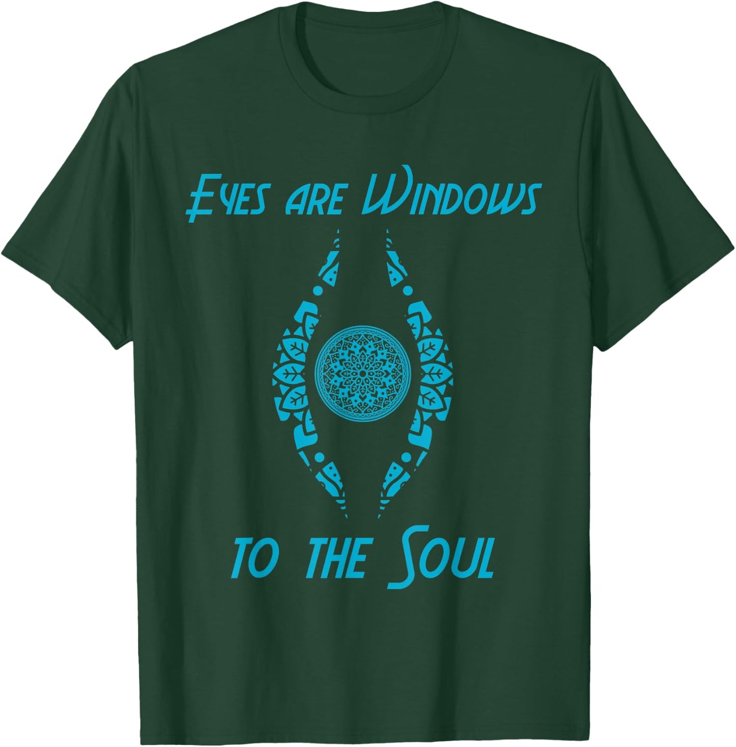 Eyes Are Windows Soul Buddha Zen Meditation Spiritual Gift T-Shirt - T-Shirt | Forest