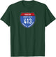 Rincón Puerto Rico | Road to Happiness 413 T-Shirt - T-Shirt | Forest