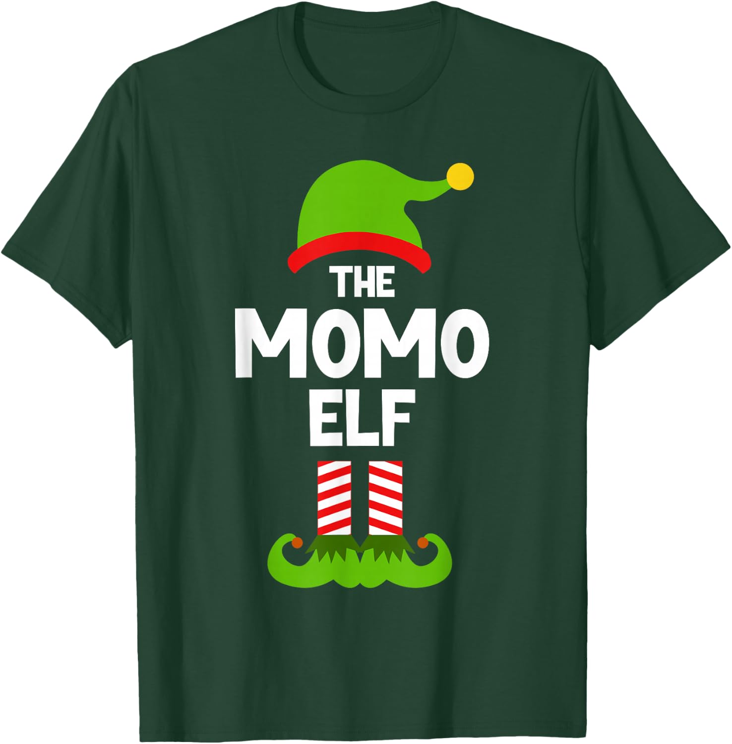 I'm The Momo Elf Christmas Family Pajama Funny T-Shirt - T-Shirt | Forest
