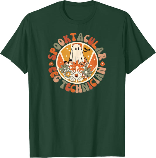 Spooktacular EEG Technician, EEG Tech, Halloween, Fall T-Shirt - T-Shirt | Forest