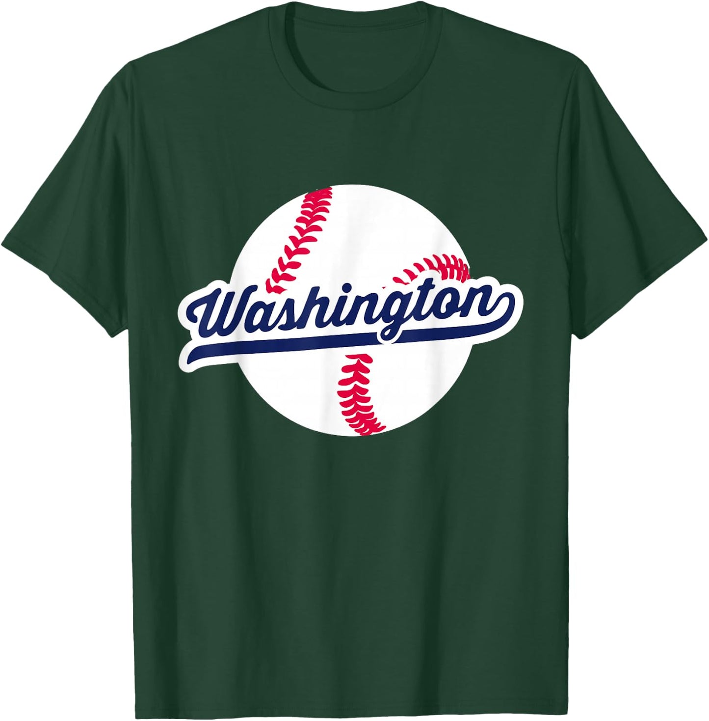 Washington DC Baseball Vintage Pride Love City T-Shirt - T-Shirt | Forest