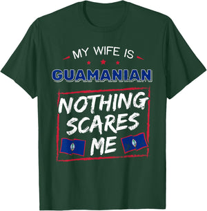 My Wife Is Guamanian Guam Chamorro T-Shirt - T-Shirt | Forest