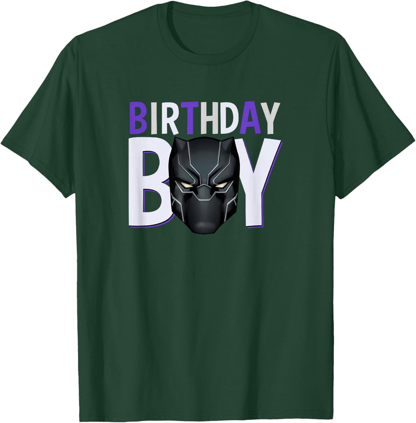 Marvel Avengers Black Panther Birthday Boy Small T-Shirt - T-Shirt | Forest