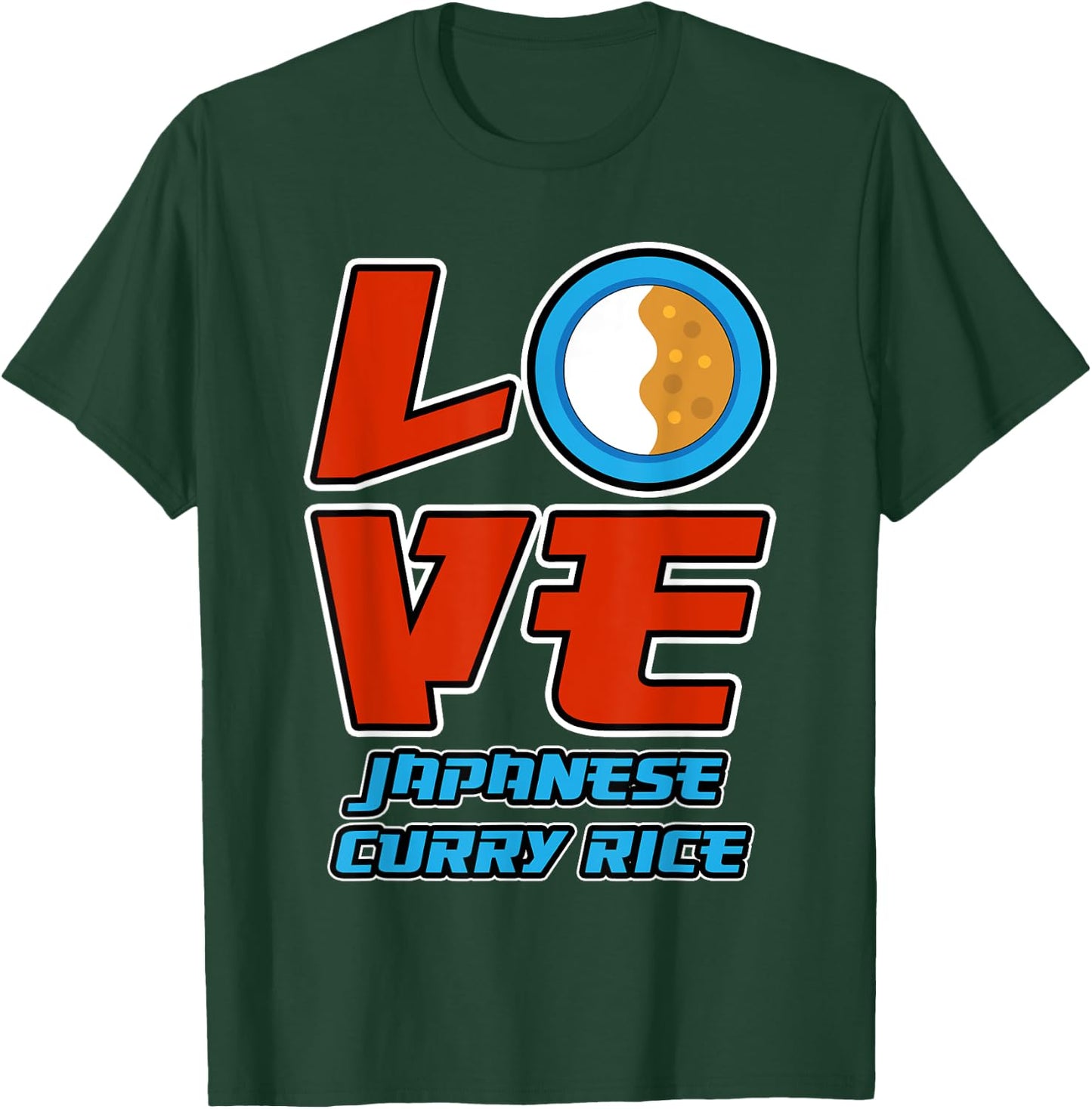 Love Japanese Curry Rice - Rice T-Shirt - T-Shirt | Forest