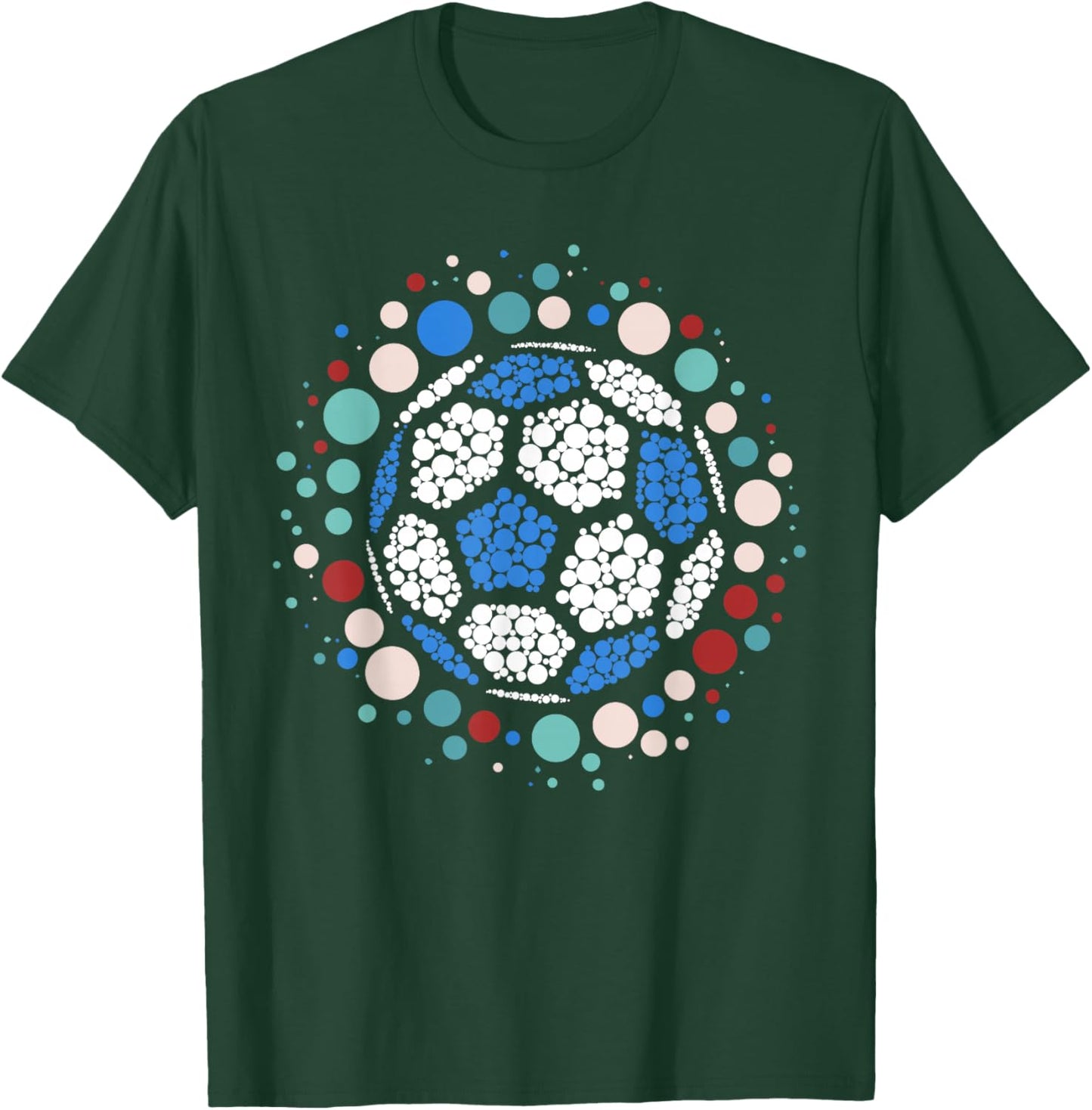 Happy Dot Day Soccer Ball Lover Polka Dot Toddler Youth T-Shirt - T-Shirt | Forest