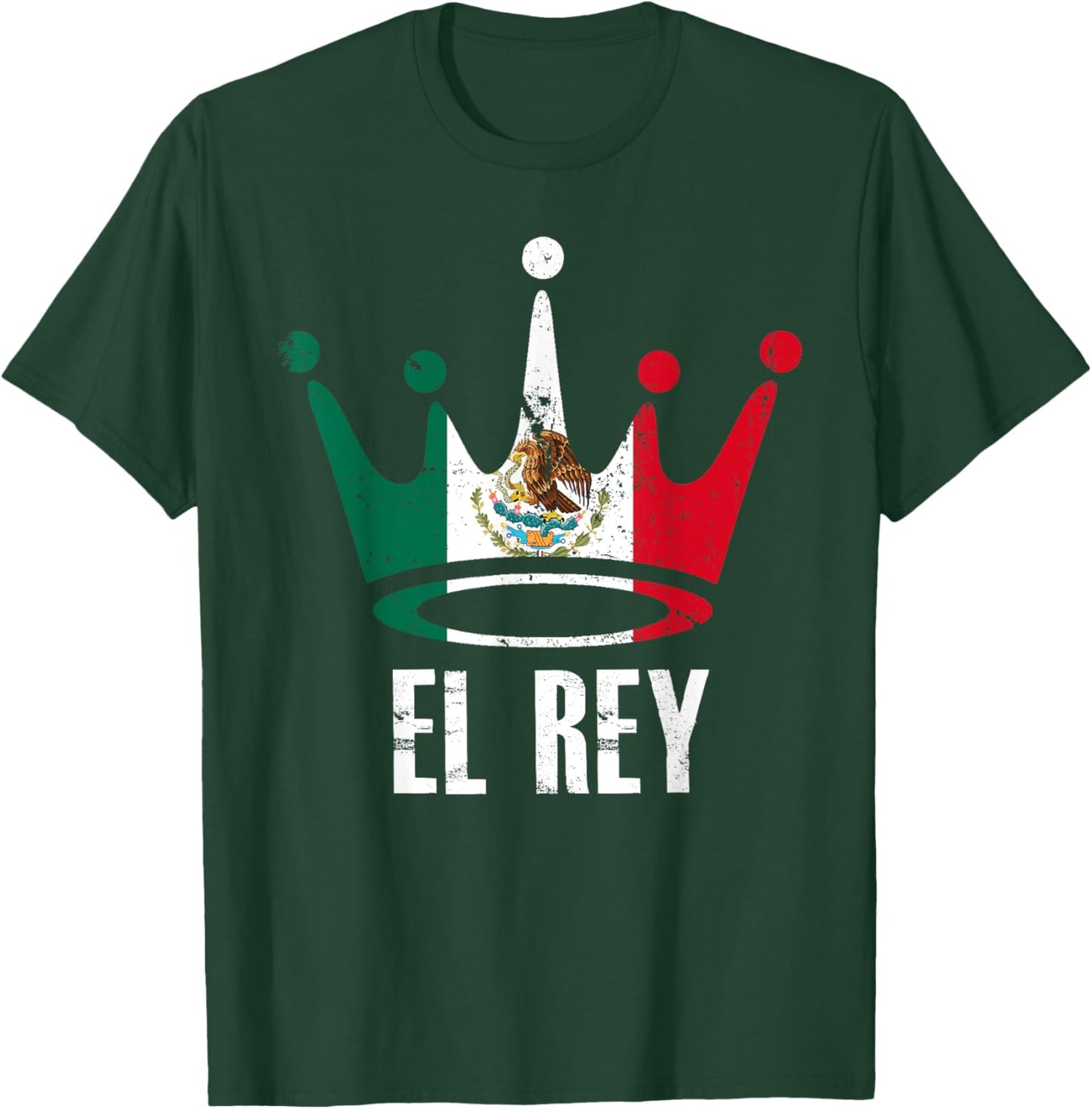 El Rey Mexican Flag T-Shirt - T-Shirt | Forest