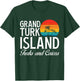 Grand Turk Island Turks And Caicos Beach Vacation Retro T-Shirt - T-Shirt | Forest