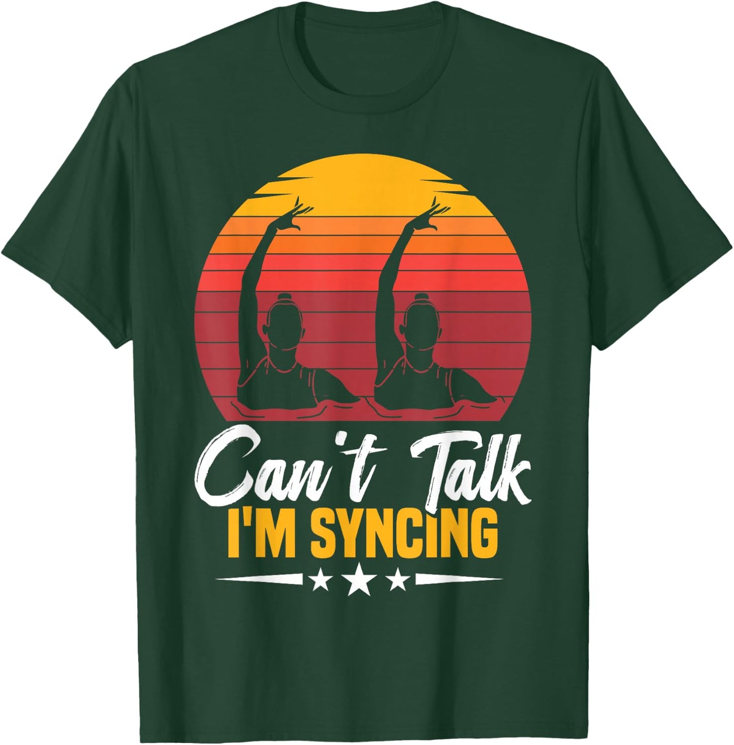 Synchronized Swimming For Synchro Swimmer Artistic T-Shirt - T-Shirt | Forest