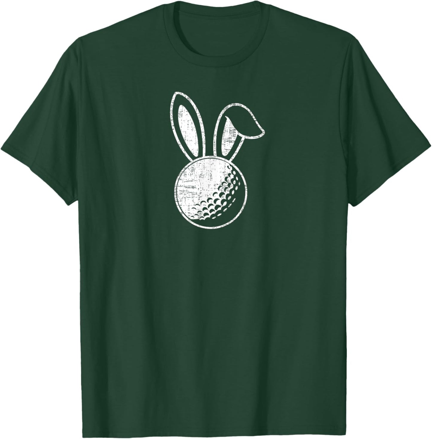 Easter Golf Bunny Ears Funny Golfing Gift T-Shirt - T-Shirt | Forest