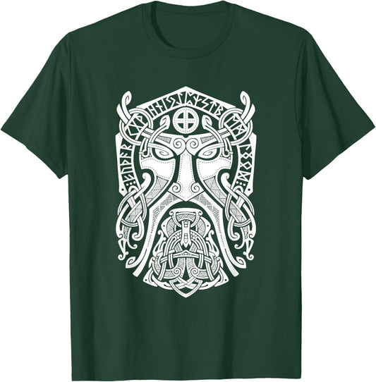 Allfather Odin - Viking God In Asgard - Raven God T-Shirt - T-Shirt | Forest