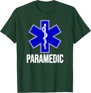 Paramedic Star of Life Emt Ems Ambulance Uniform Costume T-Shirt - T-Shirt | Forest