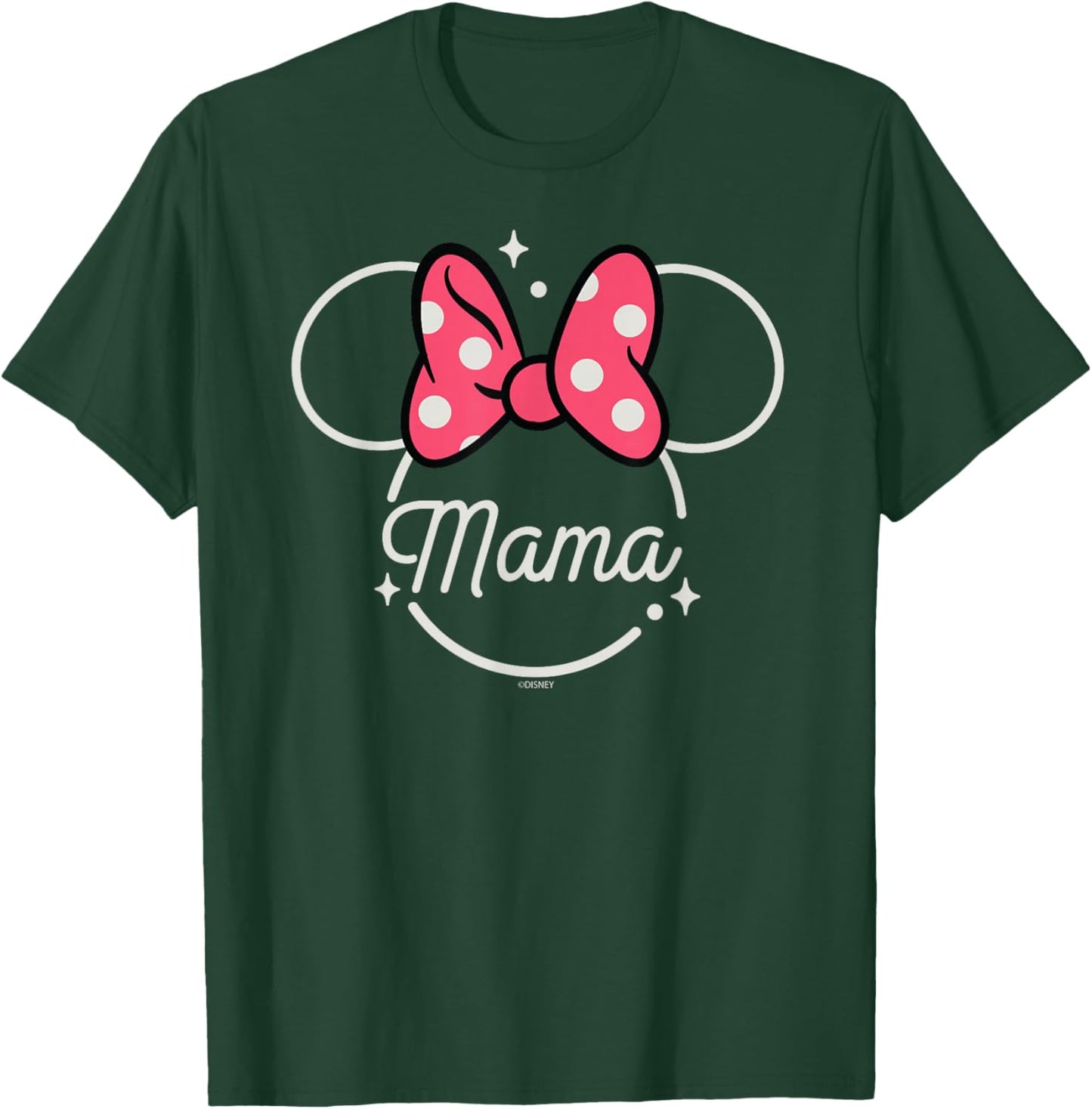 Disney Minnie Mouse Mama Head Icon Magic Mother’s Day T-Shirt - T-Shirt | Forest