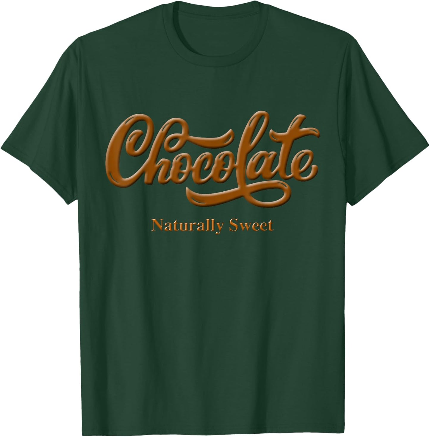 Chocolate Naturally Sweet Proud-Black Woman T-Shirt - T-Shirt | Forest