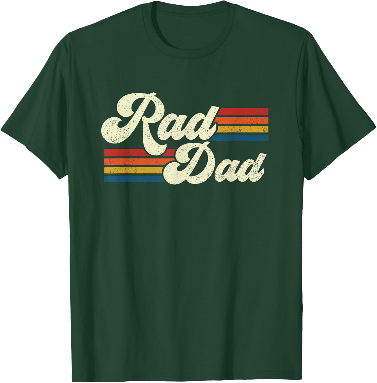 Rad Dad Retro Fathers Day Top T-Shirt - T-Shirt | Forest