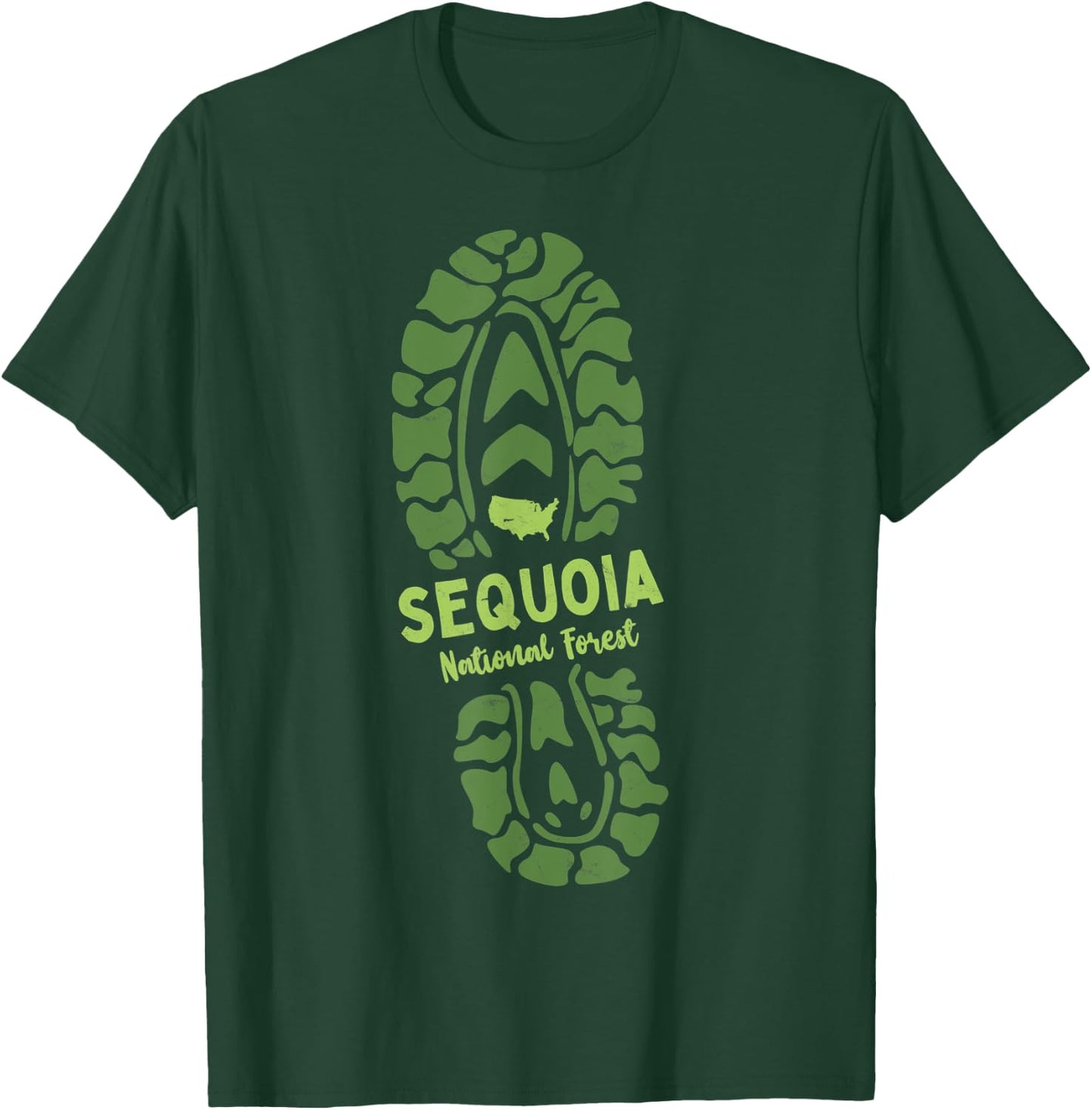 Sequoia National Forest California CA Hiking Vacation T-Shirt - T-Shirt | Forest
