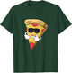 Cool Sunglasses Pizza T Shirt Gift Boys Girls Women Men T-Shirt - T-Shirt | Forest
