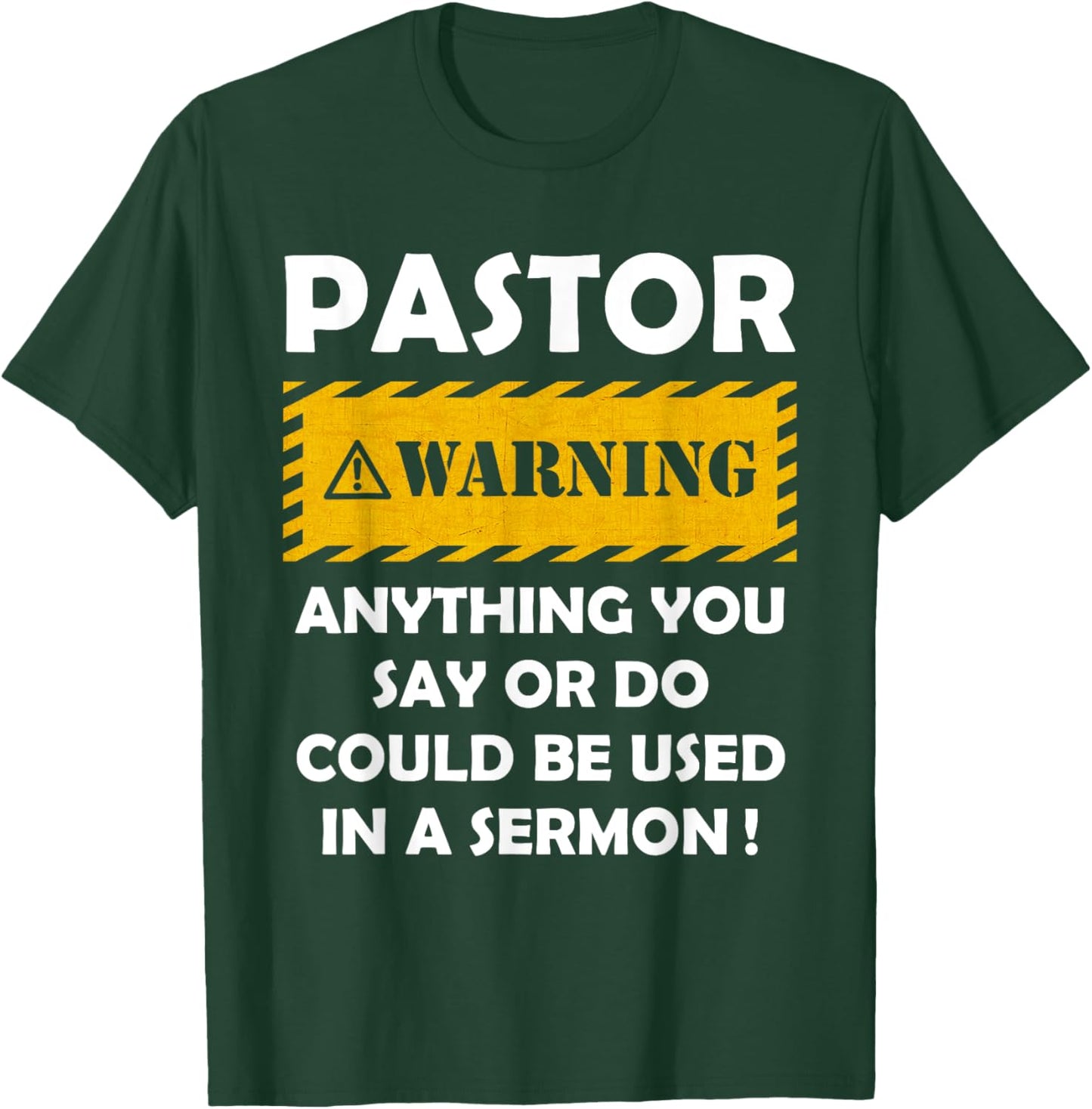 Funny Pastor Christian Jesus Believer Appreciation Men Gift T-Shirt - T-Shirt | Forest
