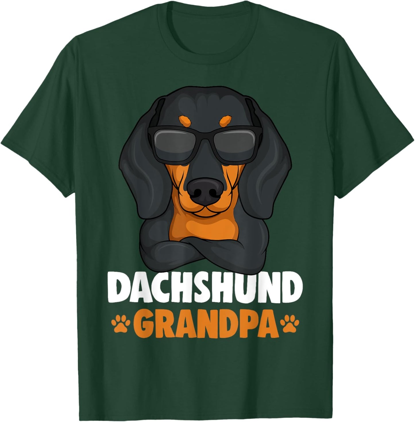 Dachshund Grandpa Weenie Dog Weiner Dog T-Shirt - T-Shirt | Forest
