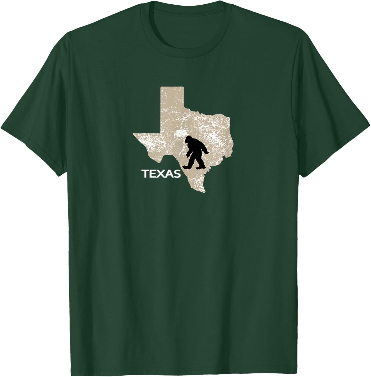 Funny Bigfoot I Believe Loves Texas TX Sasquatch T-Shirt - T-Shirt | Forest