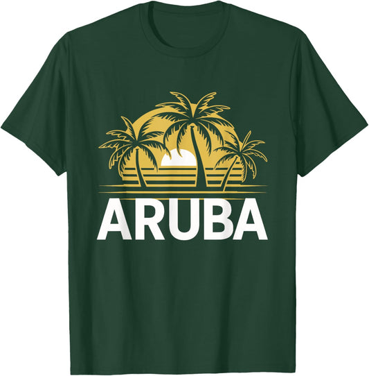 Aruba Caribbean Island T-Shirt - T-Shirt | Forest