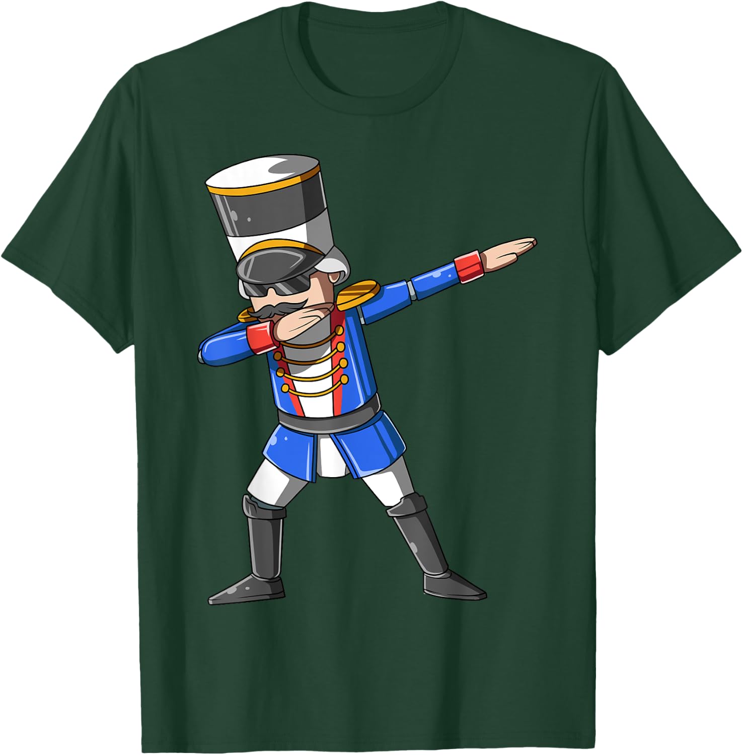 Dabbing Nutcracker Christmas Themed Gift Nutcracker Dancers T-Shirt - T-Shirt | Forest