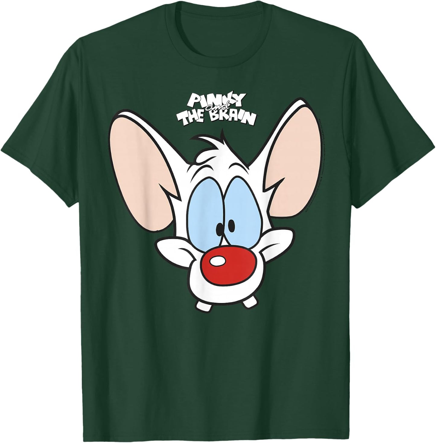 Pinky And The Brain Pinky Big Face T-Shirt - T-Shirt | Forest