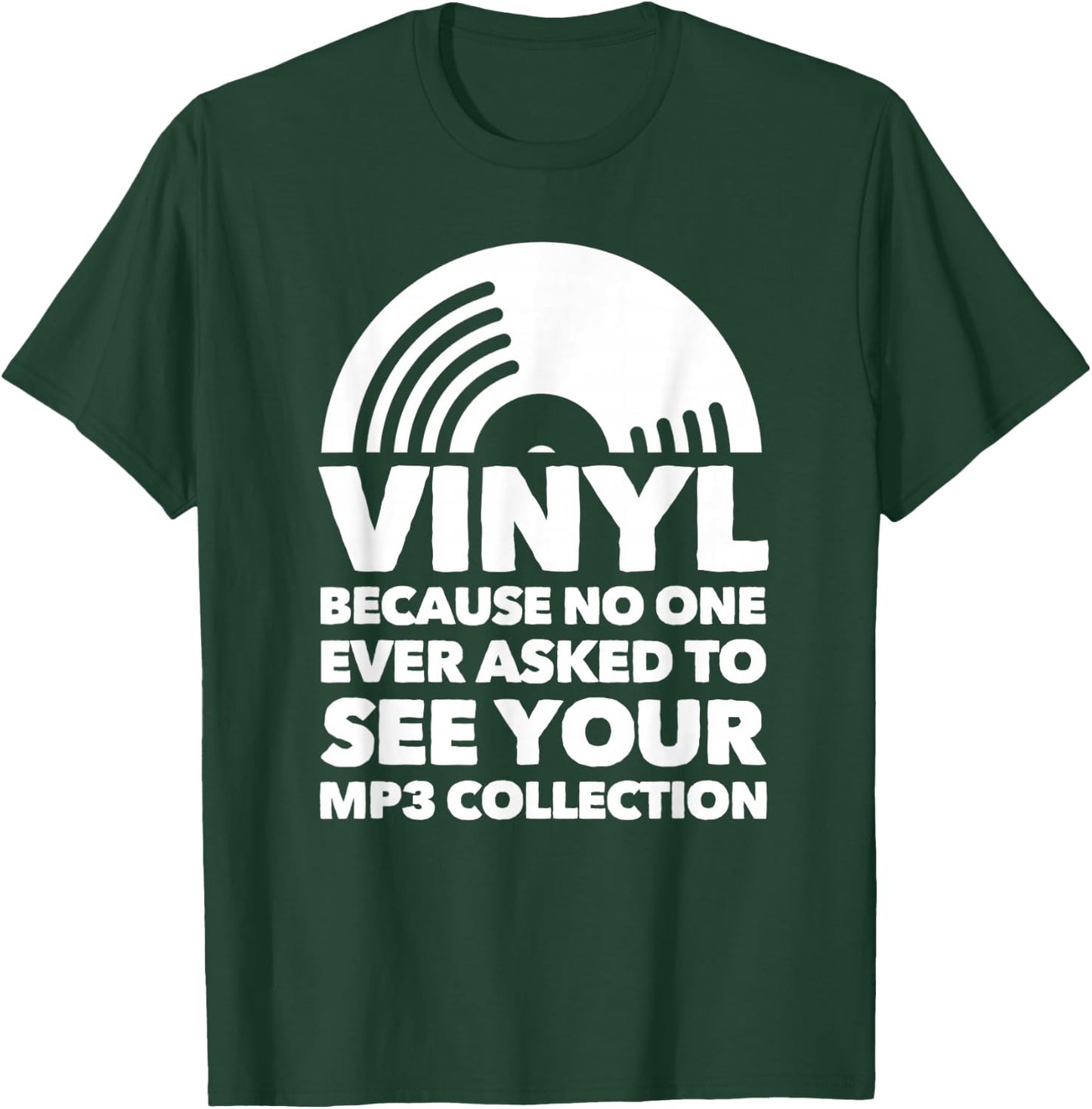 Vinyl LP Record - Vinyl Disc T-Shirt - T-Shirt | Forest