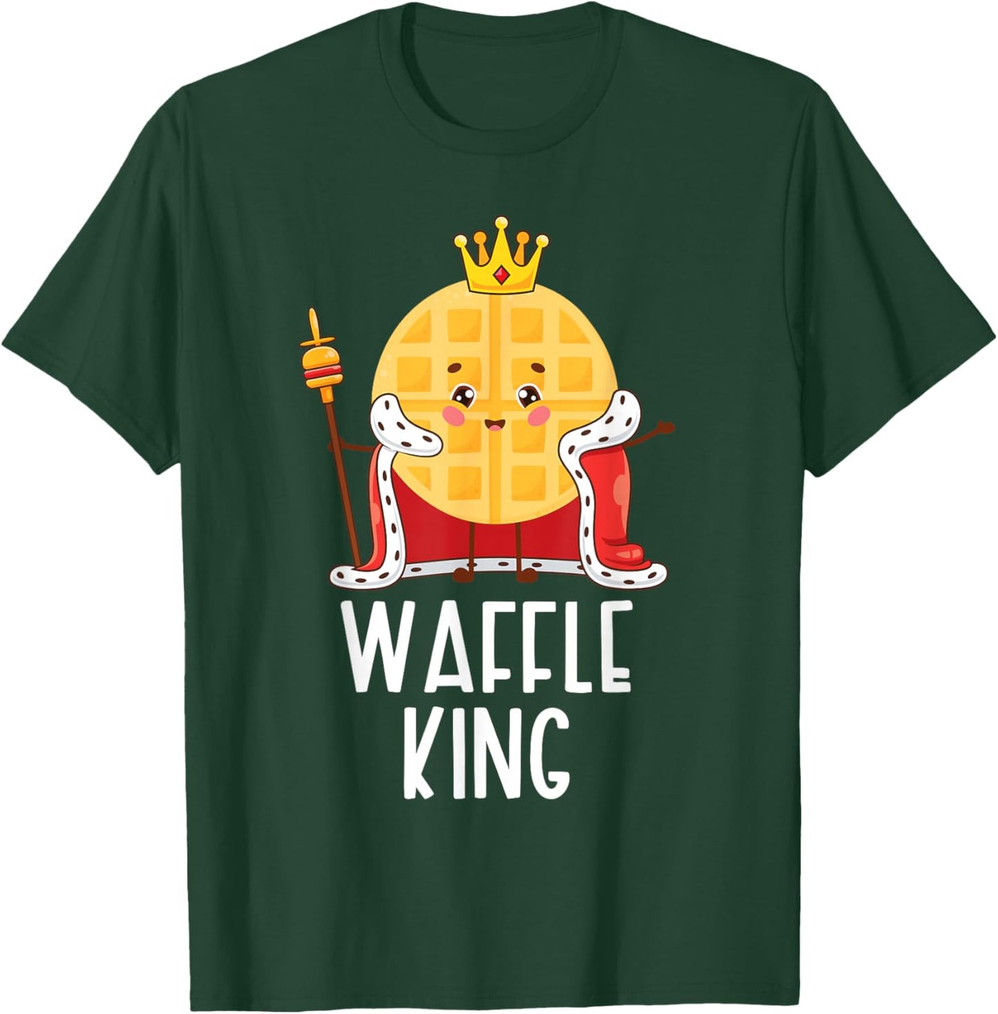 Waffle King T-Shirt - T-Shirt | Forest