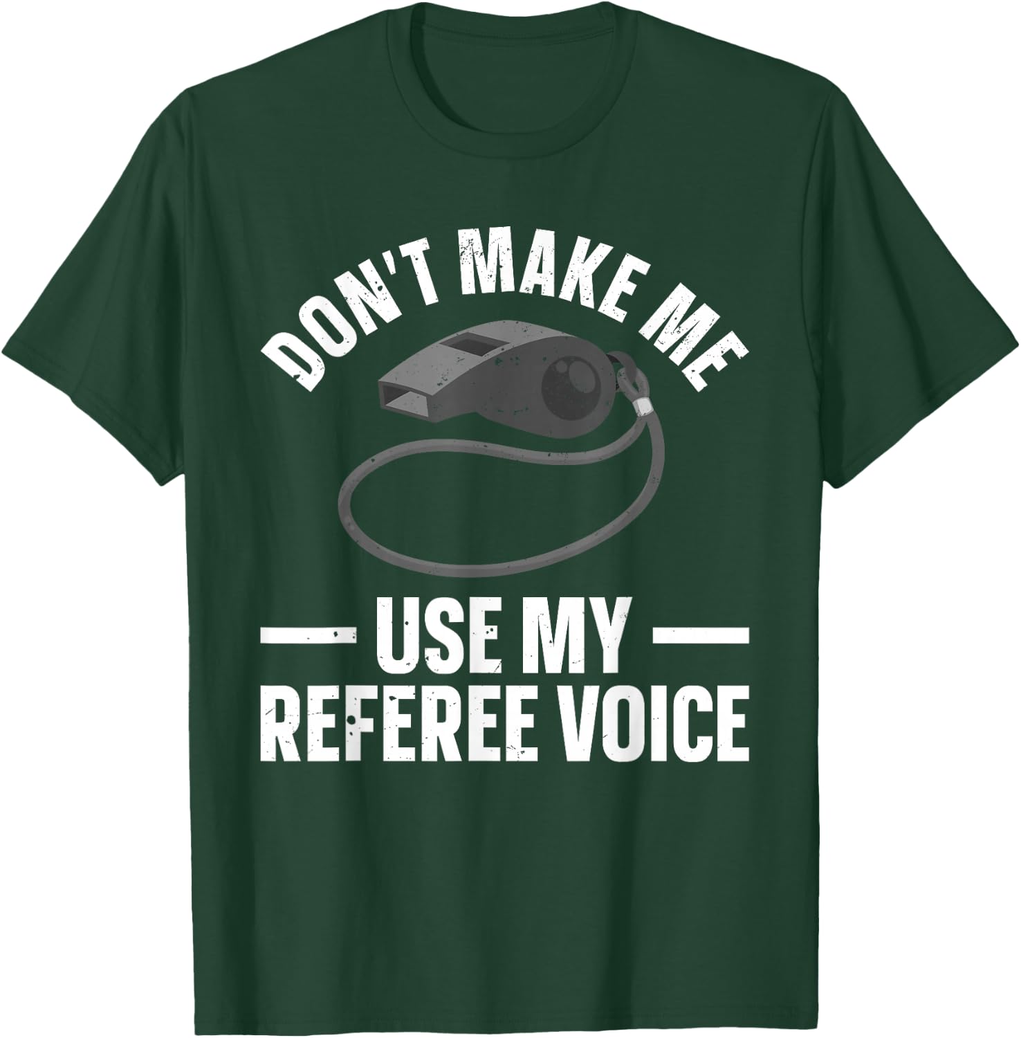 Funny Referee Art Women Sports Ref Official Referee T-Shirt - T-Shirt | Forest