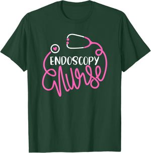 Endoscopy Nurse - RN Endoscopy Nursing Department crew T-Shirt - T-Shirt | Forest