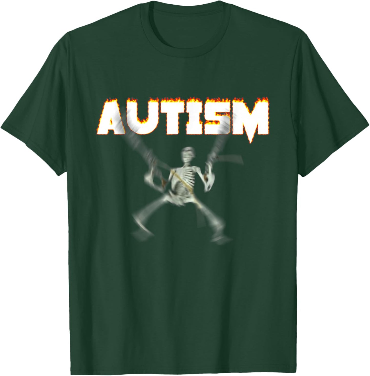 Autism Skeleton Meme T-Shirt - T-Shirt | Forest