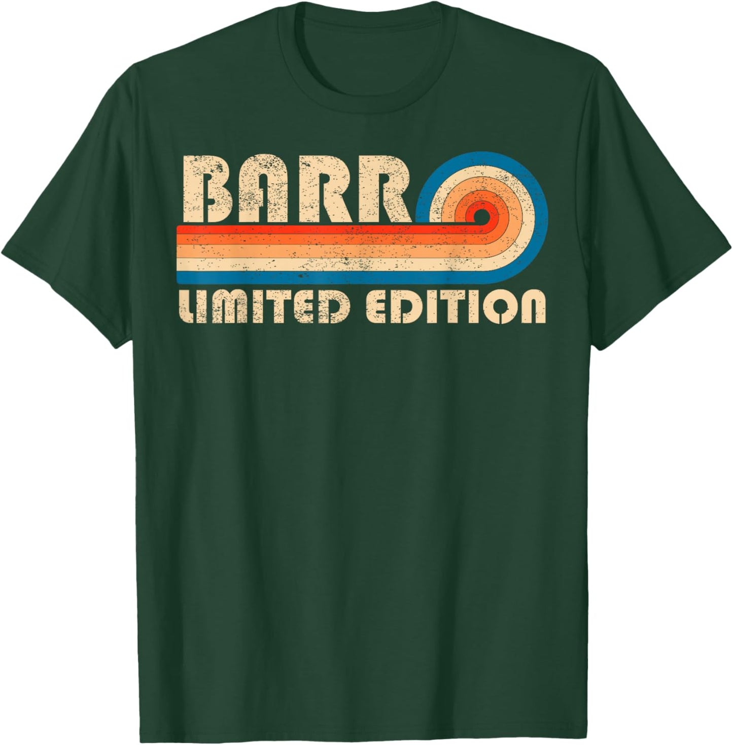 BARR Surname Retro Vintage 80s 90s Birthday Reunion T-Shirt - T-Shirt | Forest