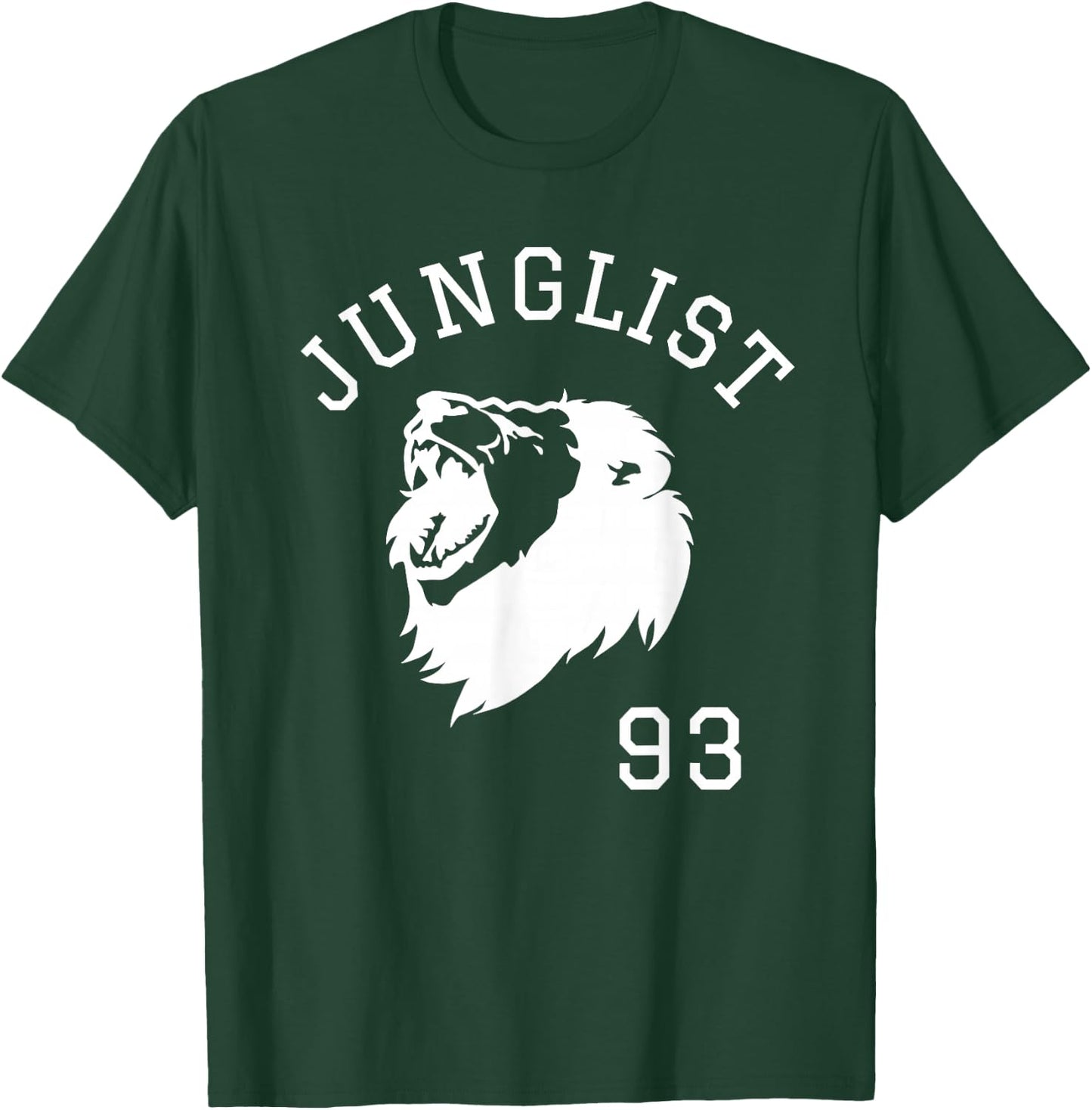 Junglist Massive Drum and Bass Lion T-Shirt - T-Shirt | Forest