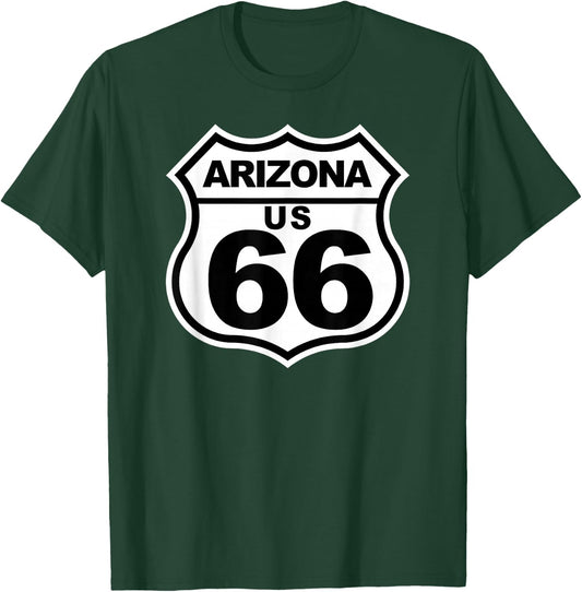 US Route 66 Arizona American Highway US Route 66 Arizona T-Shirt - T-Shirt | Forest
